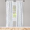 Ambesonne Eucalyptus Curtains, Modern Themed Branches on Marble Print Abstarct and Neutral Swirls, Window Treatments 2 Panel Set for Living Room Bedroom, Pair of – 28″ x 63″, Grey Teal and Sage Green(Night Blue)