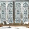 Ambesonne Eucalyptus Curtains, Modern Themed Branches on Marble Print Abstarct and Neutral Swirls, Window Treatments 2 Panel Set for Living Room Bedroom, Pair of – 28″ x 63″, Grey Teal and Sage Green(Blue Grey Ivory Dimgray)