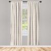 Ambesonne Eucalyptus Curtains, Modern Themed Branches on Marble Print Abstarct and Neutral Swirls, Window Treatments 2 Panel Set for Living Room Bedroom, Pair of – 28″ x 63″, Grey Teal and Sage Green(White Tan)
