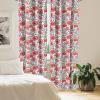 Ambesonne Eucalyptus Curtains, Modern Themed Branches on Marble Print Abstarct and Neutral Swirls, Window Treatments 2 Panel Set for Living Room Bedroom, Pair of – 28″ x 63″, Grey Teal and Sage Green(Ruby Green)