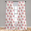 Ambesonne Eucalyptus Curtains, Modern Themed Branches on Marble Print Abstarct and Neutral Swirls, Window Treatments 2 Panel Set for Living Room Bedroom, Pair of – 28″ x 63″, Grey Teal and Sage Green(Seafoam Black)