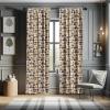 Ambesonne Eucalyptus Curtains, Modern Themed Branches on Marble Print Abstarct and Neutral Swirls, Window Treatments 2 Panel Set for Living Room Bedroom, Pair of – 28″ x 63″, Grey Teal and Sage Green(Mustard)