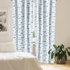 Ambesonne Eucalyptus Curtains, Modern Themed Branches on Marble Print Abstarct and Neutral Swirls, Window Treatments 2 Panel Set for Living Room Bedroom, Pair of – 28″ x 63″, Grey Teal and Sage Green(Pale Grey White and Blue)