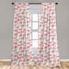 Ambesonne Eucalyptus Curtains, Modern Themed Branches on Marble Print Abstarct and Neutral Swirls, Window Treatments 2 Panel Set for Living Room Bedroom, Pair of – 28″ x 63″, Grey Teal and Sage Green(Reseda Green)