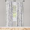 Ambesonne Exotic Curtains, Bird of Paradise Flowers Tropical Design Pattern Vintage Hawaiian Style, Window Treatments 2 Panel Set for Living Room Bedroom, Pair of – 28″ x 95″, Marigold Green Eggshell(Ivory and Blue Violet)