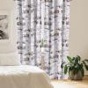 Ambesonne Exotic Curtains, Bird of Paradise Flowers Tropical Design Pattern Vintage Hawaiian Style, Window Treatments 2 Panel Set for Living Room Bedroom, Pair of – 28″ x 95″, Marigold Green Eggshell(Pastel Purple Sage Green)