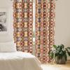 Ambesonne Exotic Curtains, Bird of Paradise Flowers Tropical Design Pattern Vintage Hawaiian Style, Window Treatments 2 Panel Set for Living Room Bedroom, Pair of – 28″ x 95″, Marigold Green Eggshell(Yellow Green Vermilion)