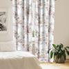 Ambesonne Exotic Curtains, Bird of Paradise Flowers Tropical Design Pattern Vintage Hawaiian Style, Window Treatments 2 Panel Set for Living Room Bedroom, Pair of – 28″ x 95″, Marigold Green Eggshell(Rose and Blue Grey)