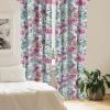 Ambesonne Exotic Curtains, Bird of Paradise Flowers Tropical Design Pattern Vintage Hawaiian Style, Window Treatments 2 Panel Set for Living Room Bedroom, Pair of – 28″ x 95″, Marigold Green Eggshell(White Multicolor)