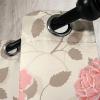 Ambesonne Falling Leaves Grommet Curtain, Romantic Fall Themed Leafy Pattern on Cream Boho Back Neutral Colors, Decorative 2-Panel Window Drapes for Bedroom Living Room, 50″ x 54″, Cream Pale Maroon(Cream Pale Pink Sepia)