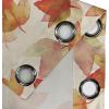 Ambesonne Falling Leaves Grommet Curtain, Romantic Fall Themed Leafy Pattern on Cream Boho Back Neutral Colors, Decorative 2-Panel Window Drapes for Bedroom Living Room, 50″ x 54″, Cream Pale Maroon(Pistachio Green Cinnamon)