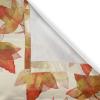 Ambesonne Falling Leaves Grommet Curtain, Romantic Fall Themed Leafy Pattern on Cream Boho Back Neutral Colors, Decorative 2-Panel Window Drapes for Bedroom Living Room, 50″ x 54″, Cream Pale Maroon(Pistachio Green Cinnamon)