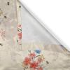 Ambesonne Falling Leaves Grommet Curtain, Romantic Fall Themed Leafy Pattern on Cream Boho Back Neutral Colors, Decorative 2-Panel Window Drapes for Bedroom Living Room, 50″ x 54″, Cream Pale Maroon(Cream Dark Coral Dark Tan)