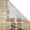 Ambesonne Falling Leaves Grommet Curtain, Romantic Fall Themed Leafy Pattern on Cream Boho Back Neutral Colors, Decorative 2-Panel Window Drapes for Bedroom Living Room, 50″ x 54″, Cream Pale Maroon(Pale Chocolate and Camel)