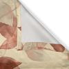 Ambesonne Falling Leaves Grommet Curtain, Romantic Fall Themed Leafy Pattern on Cream Boho Back Neutral Colors, Decorative 2-Panel Window Drapes for Bedroom Living Room, 50″ x 54″, Cream Pale Maroon(Cream Pale Maroon)