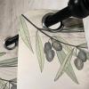 Ambesonne Falling Leaves Grommet Curtain, Romantic Fall Themed Leafy Pattern on Cream Boho Back Neutral Colors, Decorative 2-Panel Window Drapes for Bedroom Living Room, 50″ x 54″, Cream Pale Maroon(Eggshell Laurel Green)