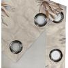 Ambesonne Falling Leaves Grommet Curtain, Romantic Fall Themed Leafy Pattern on Cream Boho Back Neutral Colors, Decorative 2-Panel Window Drapes for Bedroom Living Room, 50″ x 54″, Cream Pale Maroon(Eggshell Dark Mustard)