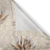 Ambesonne Falling Leaves Grommet Curtain, Romantic Fall Themed Leafy Pattern on Cream Boho Back Neutral Colors, Decorative 2-Panel Window Drapes for Bedroom Living Room, 50″ x 54″, Cream Pale Maroon(Eggshell Dark Mustard)