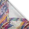 Ambesonne Falling Leaves Grommet Curtain, Romantic Fall Themed Leafy Pattern on Cream Boho Back Neutral Colors, Decorative 2-Panel Window Drapes for Bedroom Living Room, 50″ x 54″, Cream Pale Maroon(Multicolor Ivory)