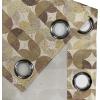 Ambesonne Falling Leaves Grommet Curtain, Romantic Fall Themed Leafy Pattern on Cream Boho Back Neutral Colors, Decorative 2-Panel Window Drapes for Bedroom Living Room, 50″ x 54″, Cream Pale Maroon(Dark Khaki and Pale Camel)