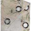 Ambesonne Falling Leaves Grommet Curtain, Romantic Fall Themed Leafy Pattern on Cream Boho Back Neutral Colors, Decorative 2-Panel Window Drapes for Bedroom Living Room, 50″ x 54″, Cream Pale Maroon(Eggshell Laurel Green)