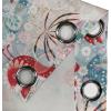 Ambesonne Falling Leaves Grommet Curtain, Romantic Fall Themed Leafy Pattern on Cream Boho Back Neutral Colors, Decorative 2-Panel Window Drapes for Bedroom Living Room, 50″ x 54″, Cream Pale Maroon(Dark Pink Champagne Blush)