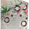 Ambesonne Falling Leaves Grommet Curtain, Romantic Fall Themed Leafy Pattern on Cream Boho Back Neutral Colors, Decorative 2-Panel Window Drapes for Bedroom Living Room, 50″ x 54″, Cream Pale Maroon(Hunter Green and Dark Coral)