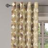Ambesonne Falling Leaves Grommet Curtain, Romantic Fall Themed Leafy Pattern on Cream Boho Back Neutral Colors, Decorative 2-Panel Window Drapes for Bedroom Living Room, 50″ x 54″, Cream Pale Maroon(Dark Khaki and Pale Camel)