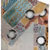 Ambesonne Falling Leaves Grommet Curtain, Romantic Fall Themed Leafy Pattern on Cream Boho Back Neutral Colors, Decorative 2-Panel Window Drapes for Bedroom Living Room, 50″ x 54″, Cream Pale Maroon(Pale Blue Grey and Orange)