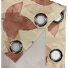 Ambesonne Falling Leaves Grommet Curtain, Romantic Fall Themed Leafy Pattern on Cream Boho Back Neutral Colors, Decorative 2-Panel Window Drapes for Bedroom Living Room, 50″ x 54″, Cream Pale Maroon(Cream Pale Maroon)