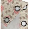 Ambesonne Falling Leaves Grommet Curtain, Romantic Fall Themed Leafy Pattern on Cream Boho Back Neutral Colors, Decorative 2-Panel Window Drapes for Bedroom Living Room, 50″ x 54″, Cream Pale Maroon(Cream Pale Pink Sepia)