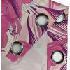 Ambesonne Falling Leaves Grommet Curtain, Romantic Fall Themed Leafy Pattern on Cream Boho Back Neutral Colors, Decorative 2-Panel Window Drapes for Bedroom Living Room, 50″ x 54″, Cream Pale Maroon(Hot Pink Plum Magenta)