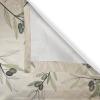 Ambesonne Falling Leaves Grommet Curtain, Romantic Fall Themed Leafy Pattern on Cream Boho Back Neutral Colors, Decorative 2-Panel Window Drapes for Bedroom Living Room, 50″ x 54″, Cream Pale Maroon(Eggshell Laurel Green)