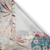 Ambesonne Falling Leaves Grommet Curtain, Romantic Fall Themed Leafy Pattern on Cream Boho Back Neutral Colors, Decorative 2-Panel Window Drapes for Bedroom Living Room, 50″ x 54″, Cream Pale Maroon(Dark Pink Champagne Blush)