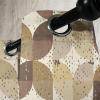 Ambesonne Falling Leaves Grommet Curtain, Romantic Fall Themed Leafy Pattern on Cream Boho Back Neutral Colors, Decorative 2-Panel Window Drapes for Bedroom Living Room, 50″ x 54″, Cream Pale Maroon(Dark Khaki and Pale Camel)
