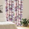 Ambesonne Floral Boho Curtains, Dreamy Autumn Time Flowers Pattern with Romantic Aura Neutral Art, Window Treatments 2 Panel Set for Living Room Bedroom, Pair of – 28″ x 95″, Pale Pink Coral White(Pale Pink Coral)