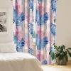 Ambesonne Floral Boho Curtains, Dreamy Autumn Time Flowers Pattern with Romantic Aura Neutral Art, Window Treatments 2 Panel Set for Living Room Bedroom, Pair of – 28″ x 95″, Pale Pink Coral White(Dark Lavender Soft Pink)