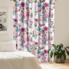 Ambesonne Floral Boho Curtains, Dreamy Autumn Time Flowers Pattern with Romantic Aura Neutral Art, Window Treatments 2 Panel Set for Living Room Bedroom, Pair of – 28″ x 95″, Pale Pink Coral White(Magenta Turquoise Blush)