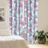 Ambesonne Floral Curtains, Retro Chamomile Like Petals Neutral Flower Silhouettes on Brownish Back, Window Treatments 2 Panel Set for Living Room Bedroom, Pair of – 28″ x 63″, Pale Mustard Paprika(Pale Purple Grey and Blue)