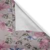 Ambesonne Floral Design Grommet Curtain, Abstract Boho Inspirations Neutral Flowers Silhouettes on Grunge Back, Decorative 2-Panel Window Drapes for Bedroom Living Room, 50″ x 120″, Dimgray Pale Grey(Pale Pink Lavender Blue)
