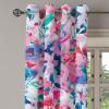 Ambesonne Floral Design Grommet Curtain, Abstract Boho Inspirations Neutral Flowers Silhouettes on Grunge Back, Decorative 2-Panel Window Drapes for Bedroom Living Room, 50″ x 120″, Dimgray Pale Grey(Pale Pink Hot Pink Quartz)