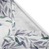 Ambesonne Floral Design Grommet Curtain, Abstract Boho Inspirations Neutral Flowers Silhouettes on Grunge Back, Decorative 2-Panel Window Drapes for Bedroom Living Room, 50″ x 120″, Dimgray Pale Grey(Lavender Blue and Pale Teal)