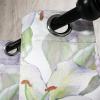 Ambesonne Floral Design Grommet Curtain, Abstract Boho Inspirations Neutral Flowers Silhouettes on Grunge Back, Decorative 2-Panel Window Drapes for Bedroom Living Room, 50″ x 120″, Dimgray Pale Grey(Pastel Purple Lime Green)