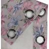 Ambesonne Floral Design Grommet Curtain, Abstract Boho Inspirations Neutral Flowers Silhouettes on Grunge Back, Decorative 2-Panel Window Drapes for Bedroom Living Room, 50″ x 120″, Dimgray Pale Grey(Pale Pink Lavender Blue)