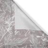 Ambesonne Floral Design Grommet Curtain, Abstract Boho Inspirations Neutral Flowers Silhouettes on Grunge Back, Decorative 2-Panel Window Drapes for Bedroom Living Room, 50″ x 120″, Dimgray Pale Grey(Taupe Grey and White)