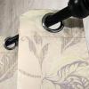 Ambesonne Floral Design Grommet Curtain, Abstract Boho Inspirations Neutral Flowers Silhouettes on Grunge Back, Decorative 2-Panel Window Drapes for Bedroom Living Room, 50″ x 120″, Dimgray Pale Grey(Champagne Purpleblue)