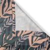 Ambesonne Floral Design Grommet Curtain, Abstract Boho Inspirations Neutral Flowers Silhouettes on Grunge Back, Decorative 2-Panel Window Drapes for Bedroom Living Room, 50″ x 120″, Dimgray Pale Grey(Peach Hunter Green Grey)