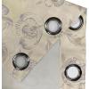 Ambesonne Floral Design Grommet Curtain, Abstract Boho Inspirations Neutral Flowers Silhouettes on Grunge Back, Decorative 2-Panel Window Drapes for Bedroom Living Room, 50″ x 120″, Dimgray Pale Grey(Champagne Purpleblue)
