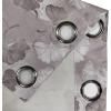 Ambesonne Floral Design Grommet Curtain, Abstract Boho Inspirations Neutral Flowers Silhouettes on Grunge Back, Decorative 2-Panel Window Drapes for Bedroom Living Room, 50″ x 120″, Dimgray Pale Grey(Dimgray Pale Grey)