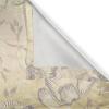 Ambesonne Floral Design Grommet Curtain, Abstract Boho Inspirations Neutral Flowers Silhouettes on Grunge Back, Decorative 2-Panel Window Drapes for Bedroom Living Room, 50″ x 120″, Dimgray Pale Grey(Champagne Purpleblue)